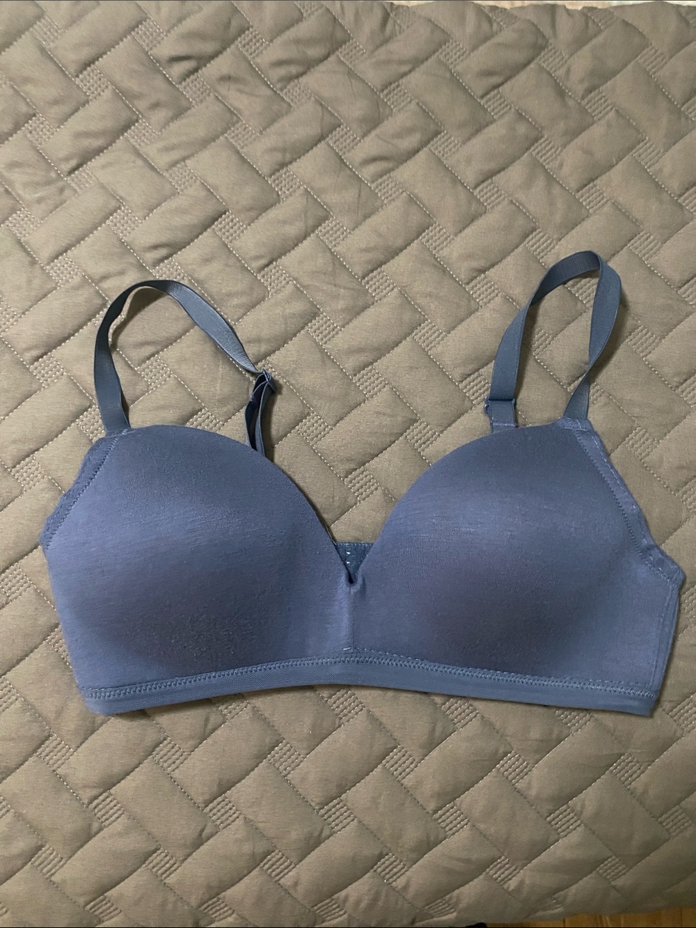Comfort Molded T-Shirt Bra in Slate Blue